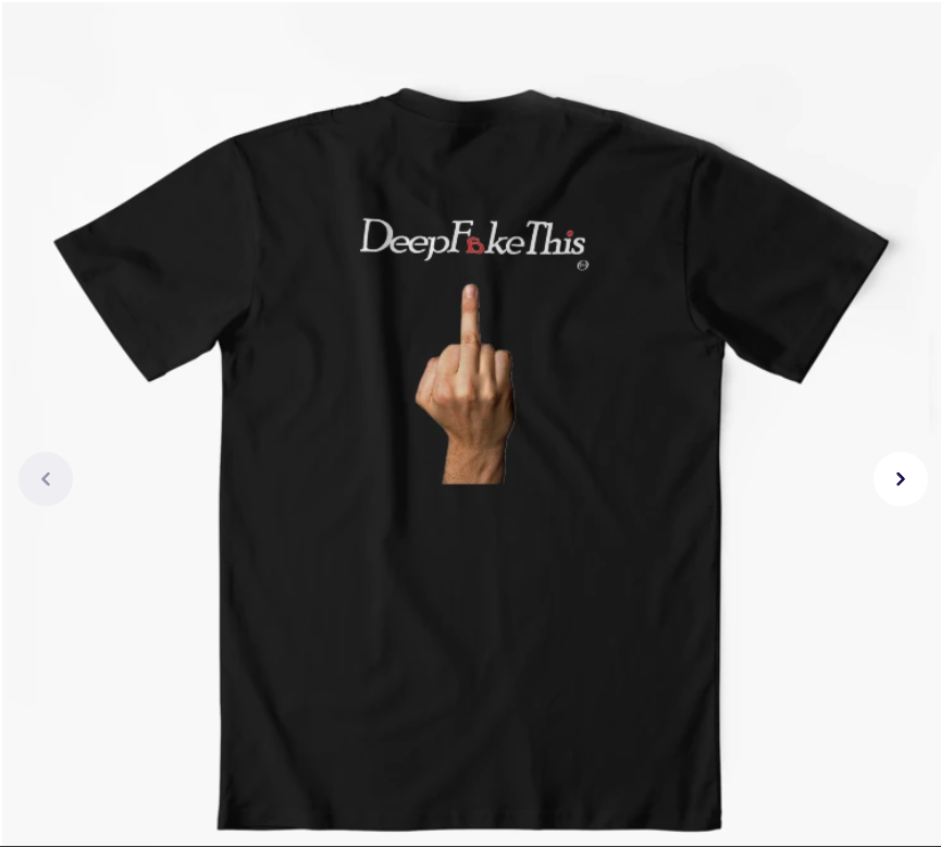 DeepFake This fingerprint T-shirt on Redbubble